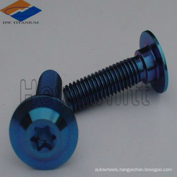 GR5 anodizing titanium bolt grade 8.8